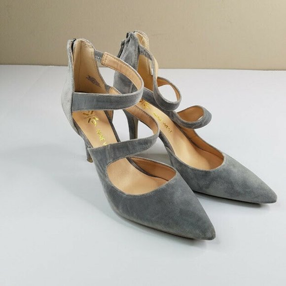 Nine West Shoes - Nine West Velvet Pump High Heels Size 10